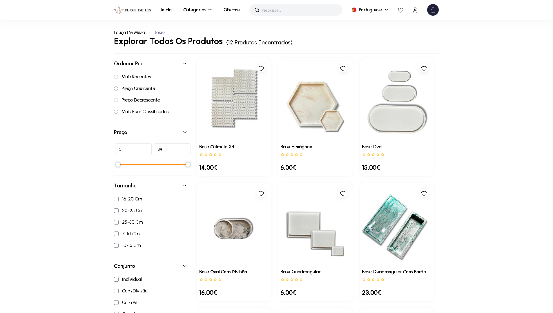 Screenshot da interface