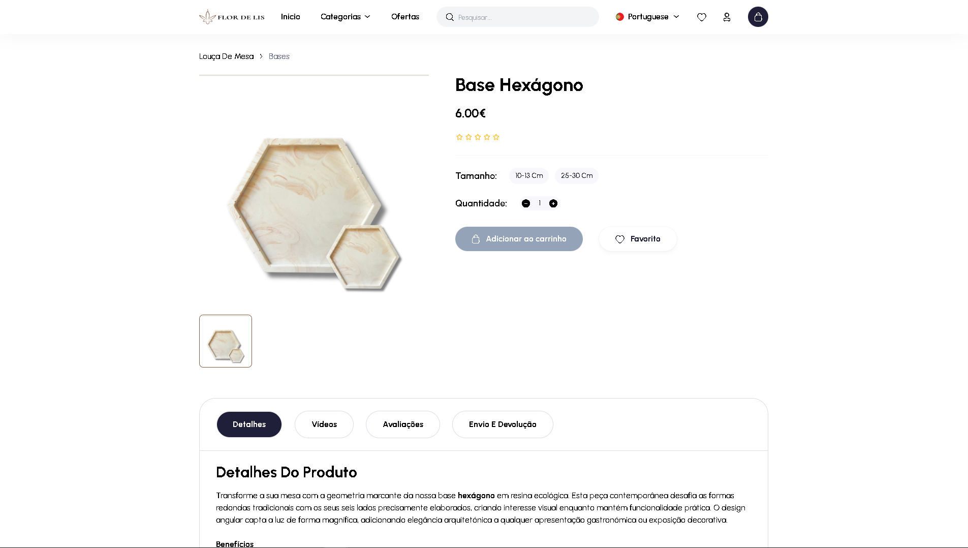 Screenshot da interface